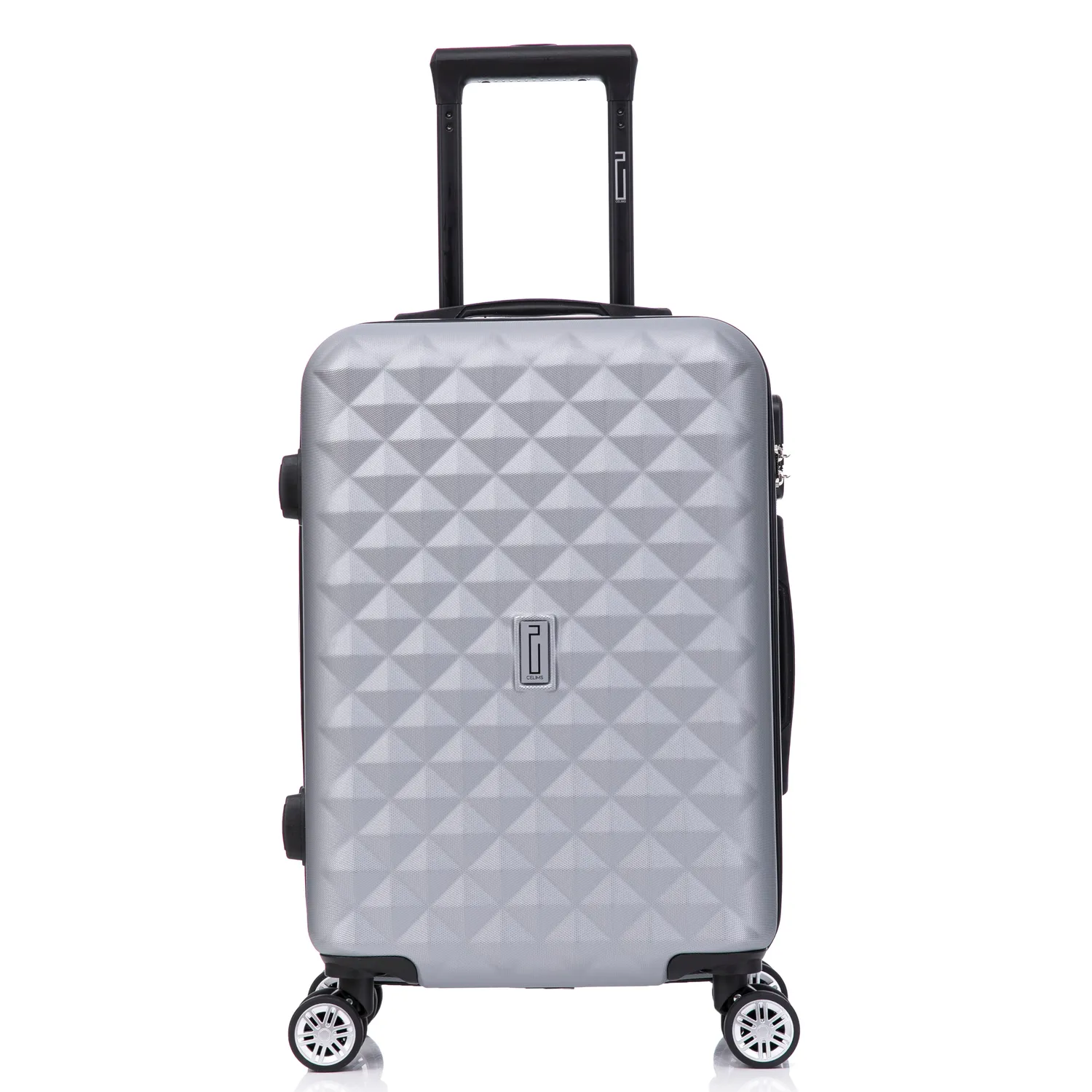 CELIMS Urban Set 6 Valigie ABS + Beauty Case Argento