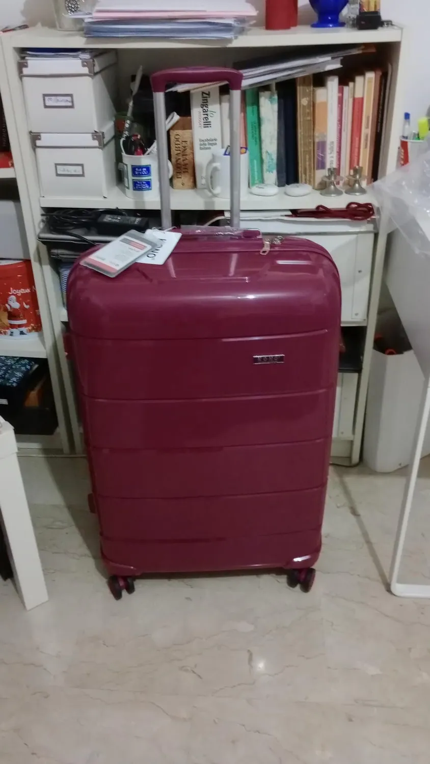 Kono Valigia Media 65cm 66L Nera Rigida Polipropilene