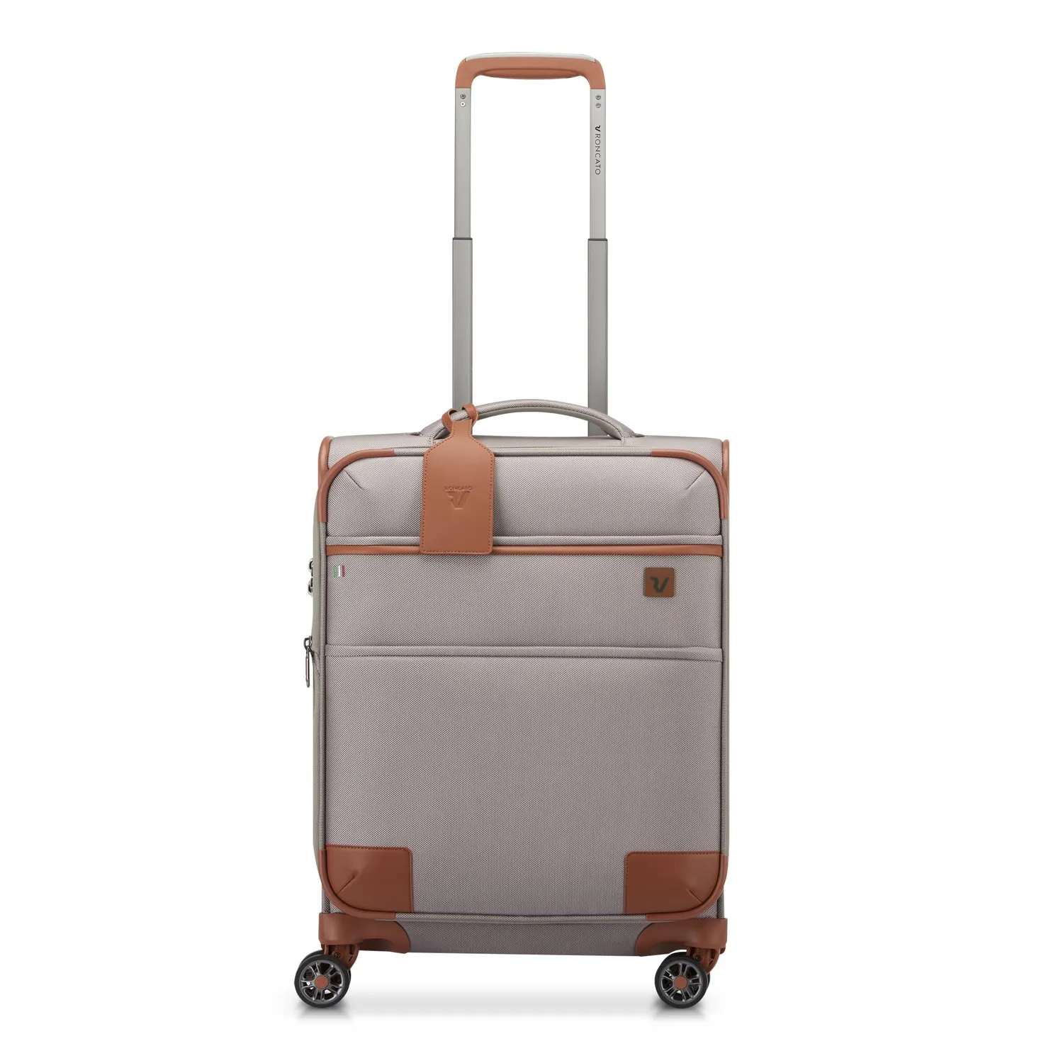 Roncato Uno Soft 3.0 Trolley Mano 55cm Titanio 40L Espandibile