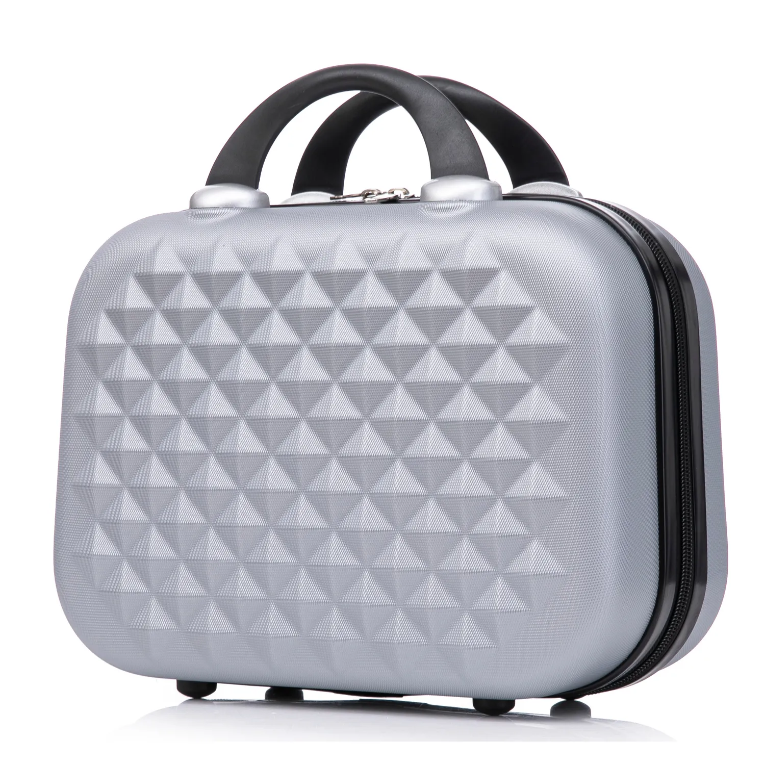 Celims Beauty Case rigido ABS 32 cm argento ultraleggero