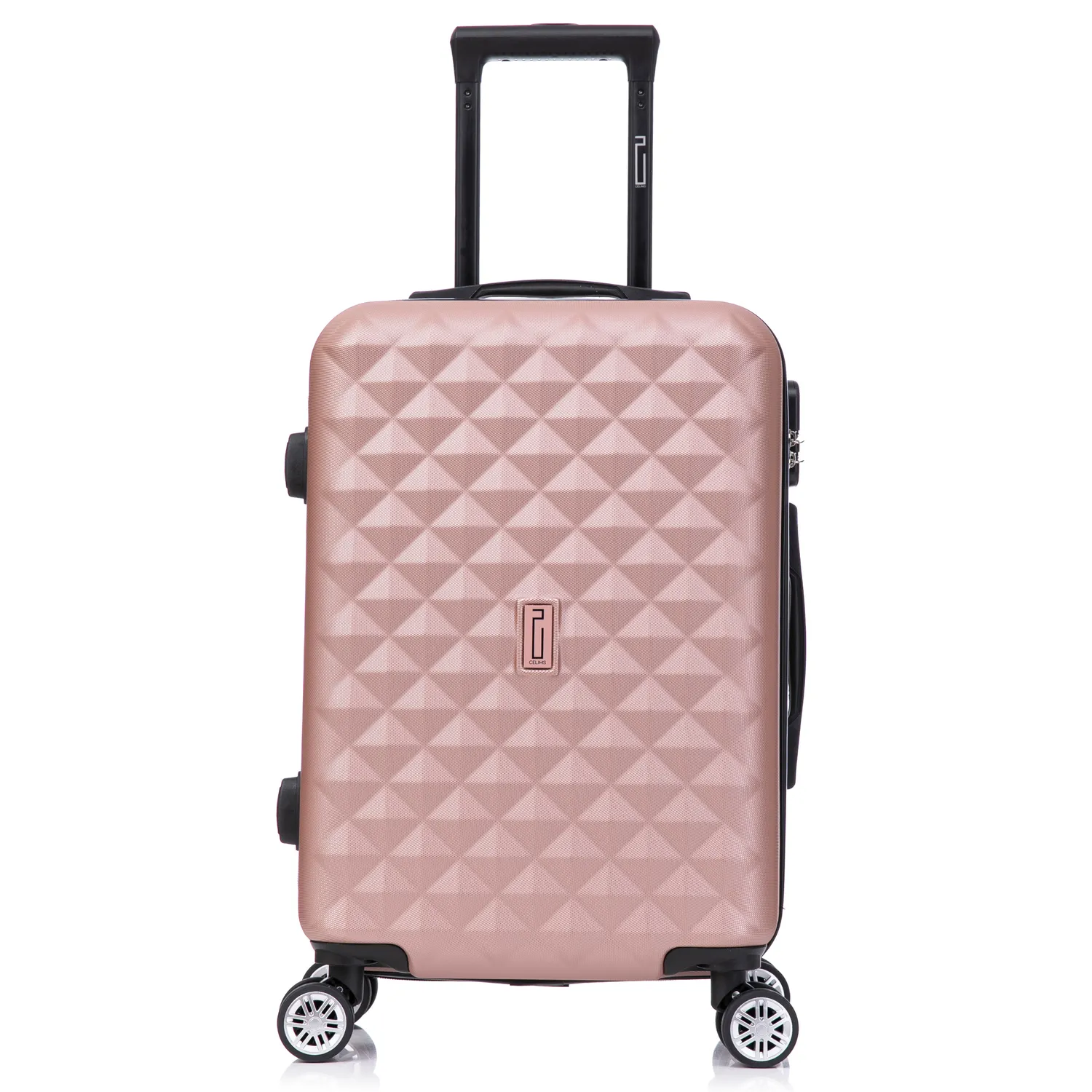 CELIMS Weekend Set 6 Valigie+Beauty Oro Rosa ABS