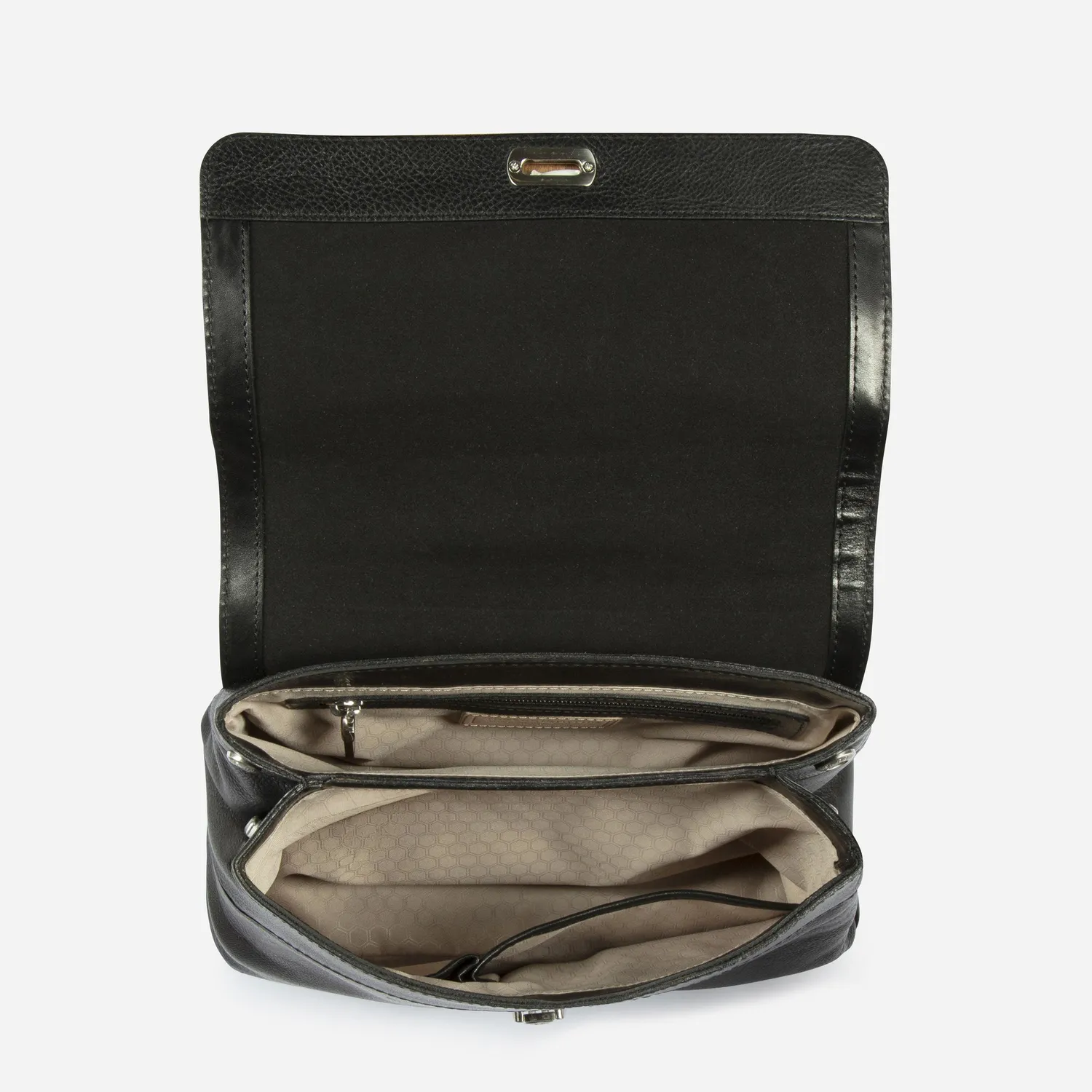 Jekyll & Hide Madrid Top-Handle borsa mano nera pelle