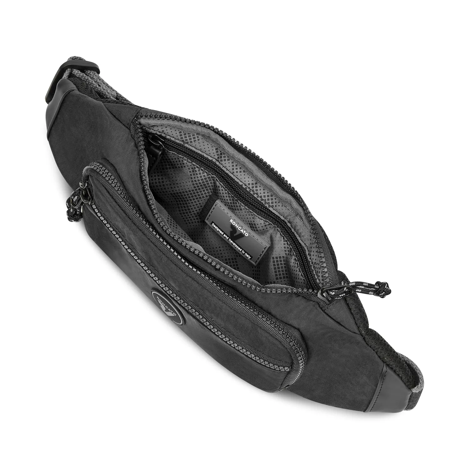 Roncato Rolling Marsupio con Tasca Nero