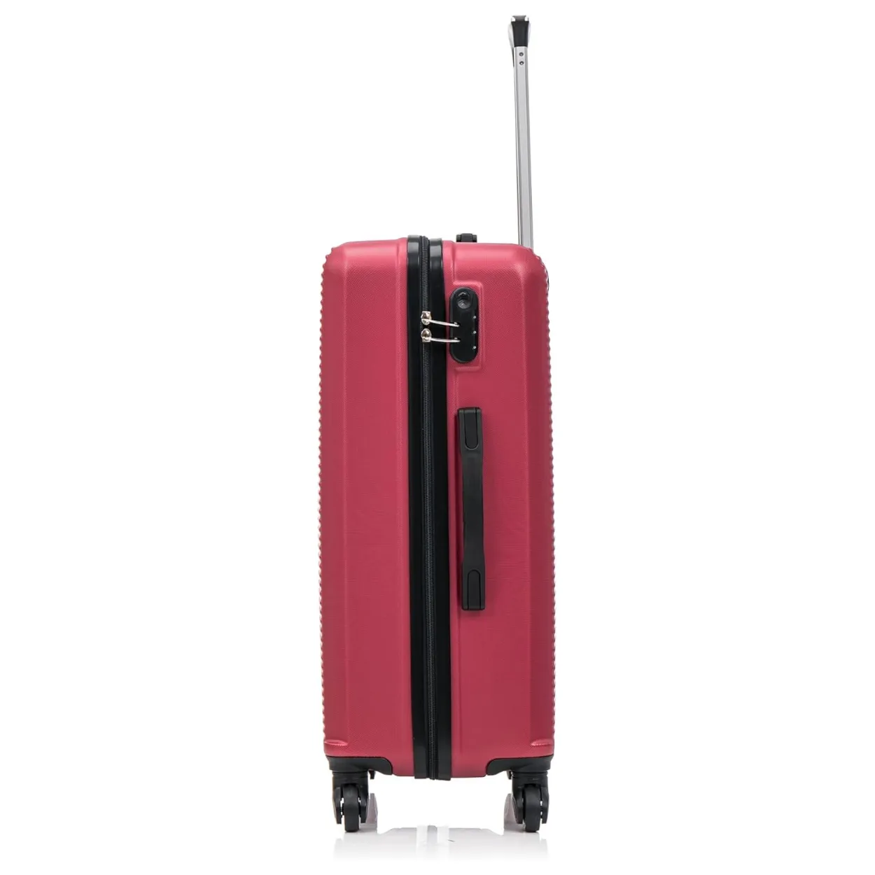 CELIMS Weekend Set 3 Valigie ABS Bordeaux 55-65-75cm rigide