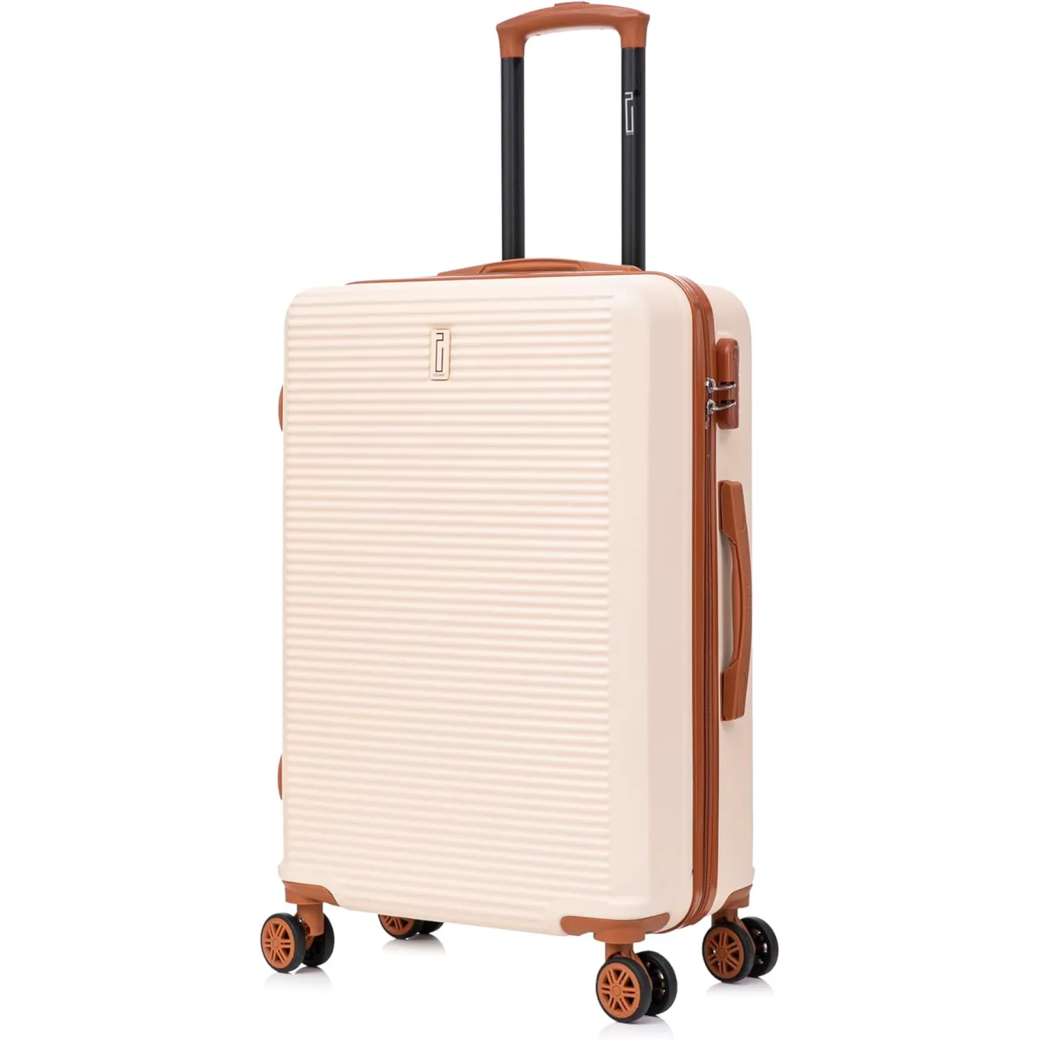 CELIMS Valigia Stiva L 65 cm ABS Rigida Crème 65x40x25