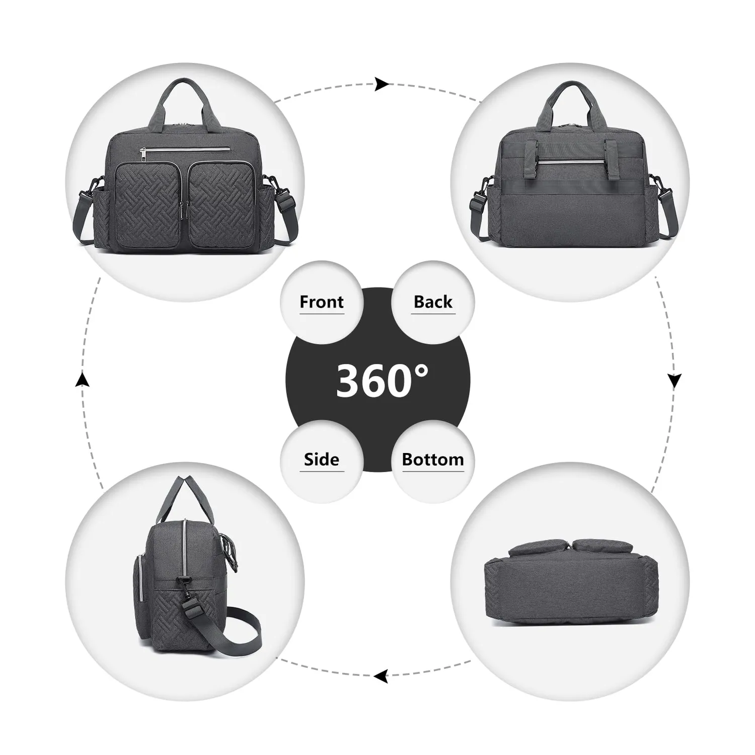 Kono borsa fasciatoio passeggino organizer pratica