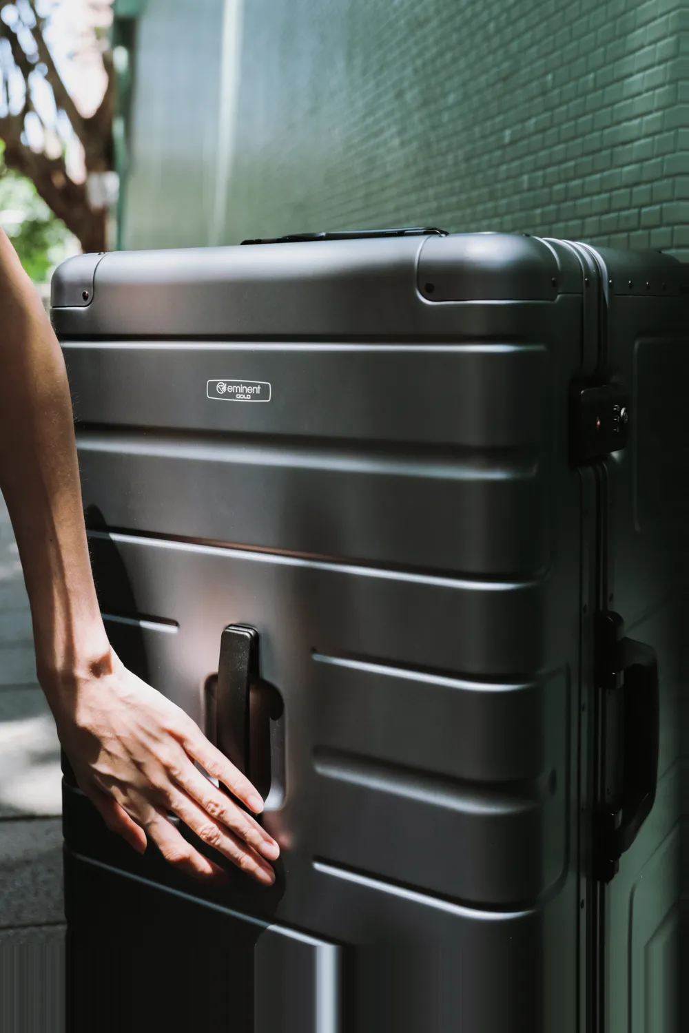Eminent Athens Trunk valigia alluminio con TSA