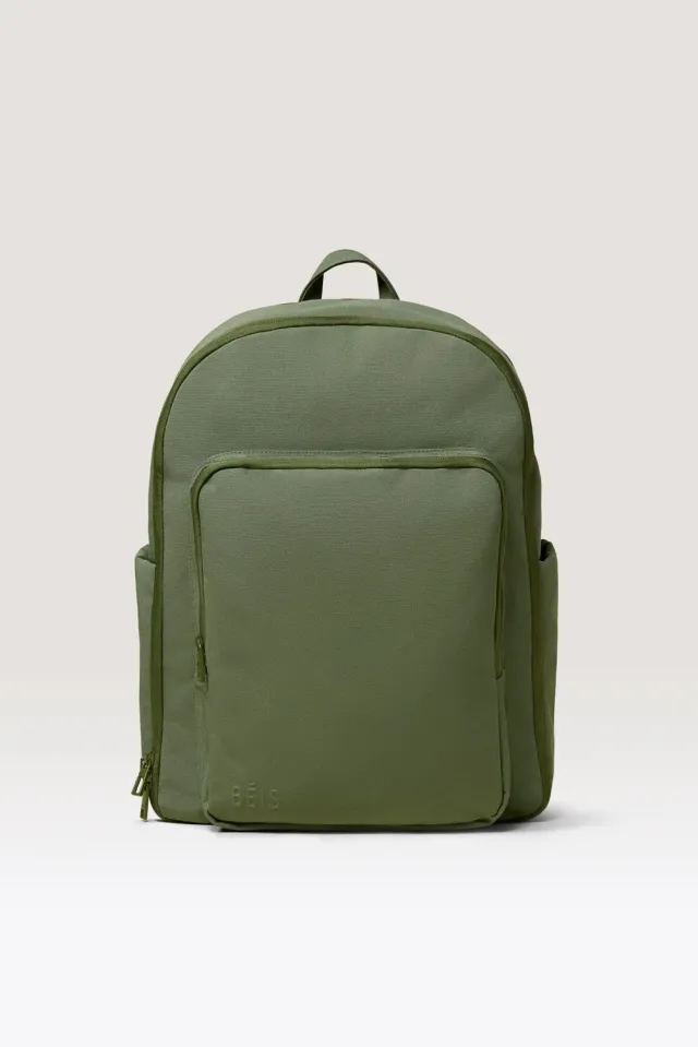 Beis The Travel Backpack zaino verde oliva da cabina