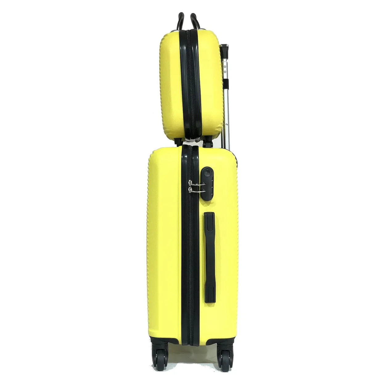 CELIMS Weekend Valigia Cabina 55 cm Gialla Beauty Case 2,37 kg