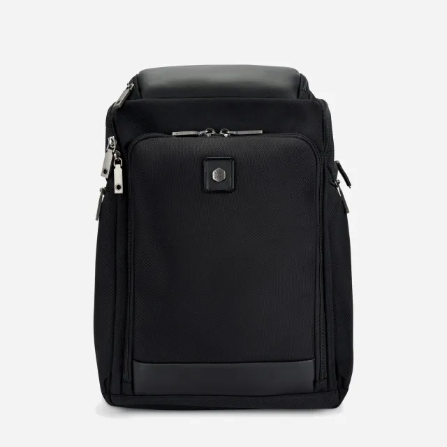 Jekyll & Hide Tokyo Zaino Laptop 17" Nylon Nero flip-top