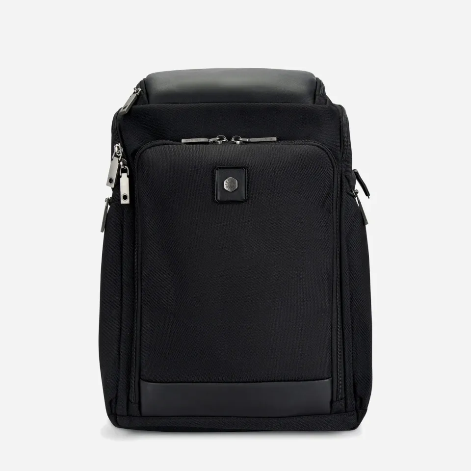 Jekyll & Hide Tokyo Zaino Laptop 17" Nylon Nero flip-top