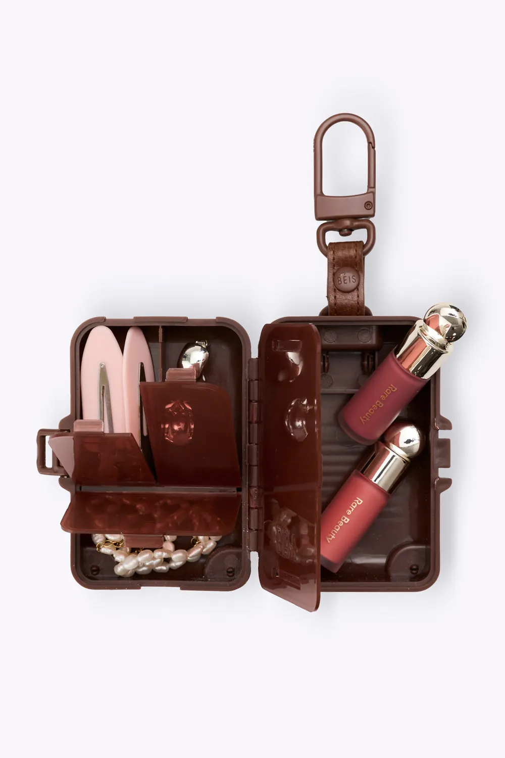 Beis Micro Roller Charm mini trolley maple