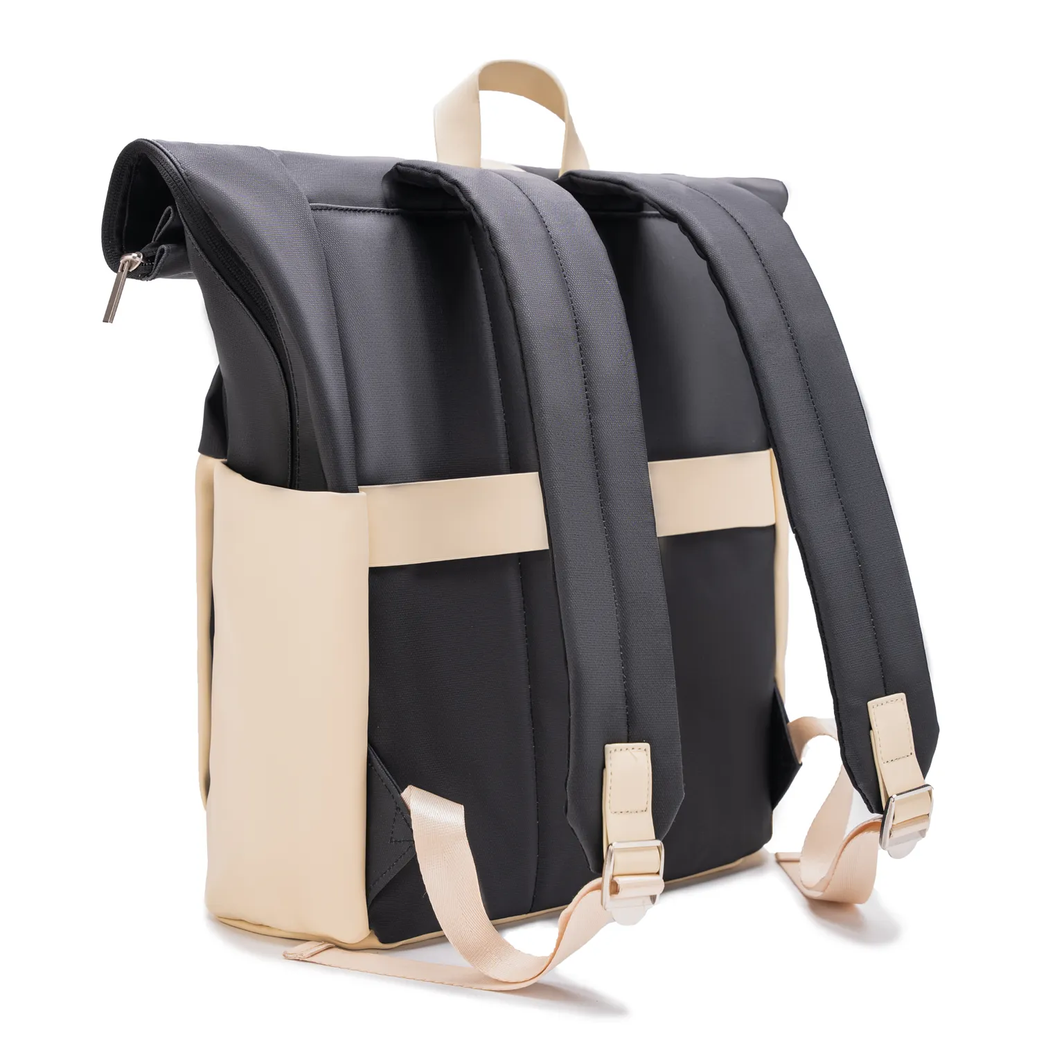 CELIMS Pack Voyage Roll-Top zaino + borraccia 740 ml Sand impermeabile