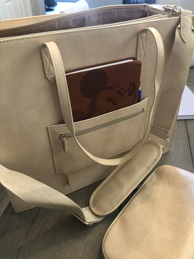 Beis Large Work Tote borsa tote beige