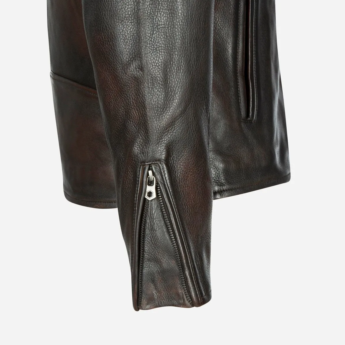Jekyll & Hide Harley giacca pelle nera uomo