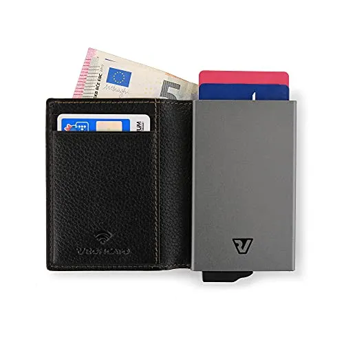 Roncato Iron 4.0 portacarte Nero pelle RFID 7x11 cm