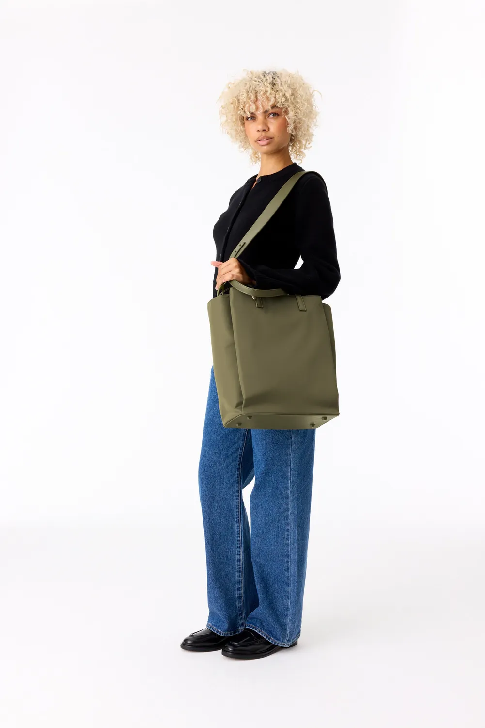 Beis Commuter Tote borsa verde oliva nylon