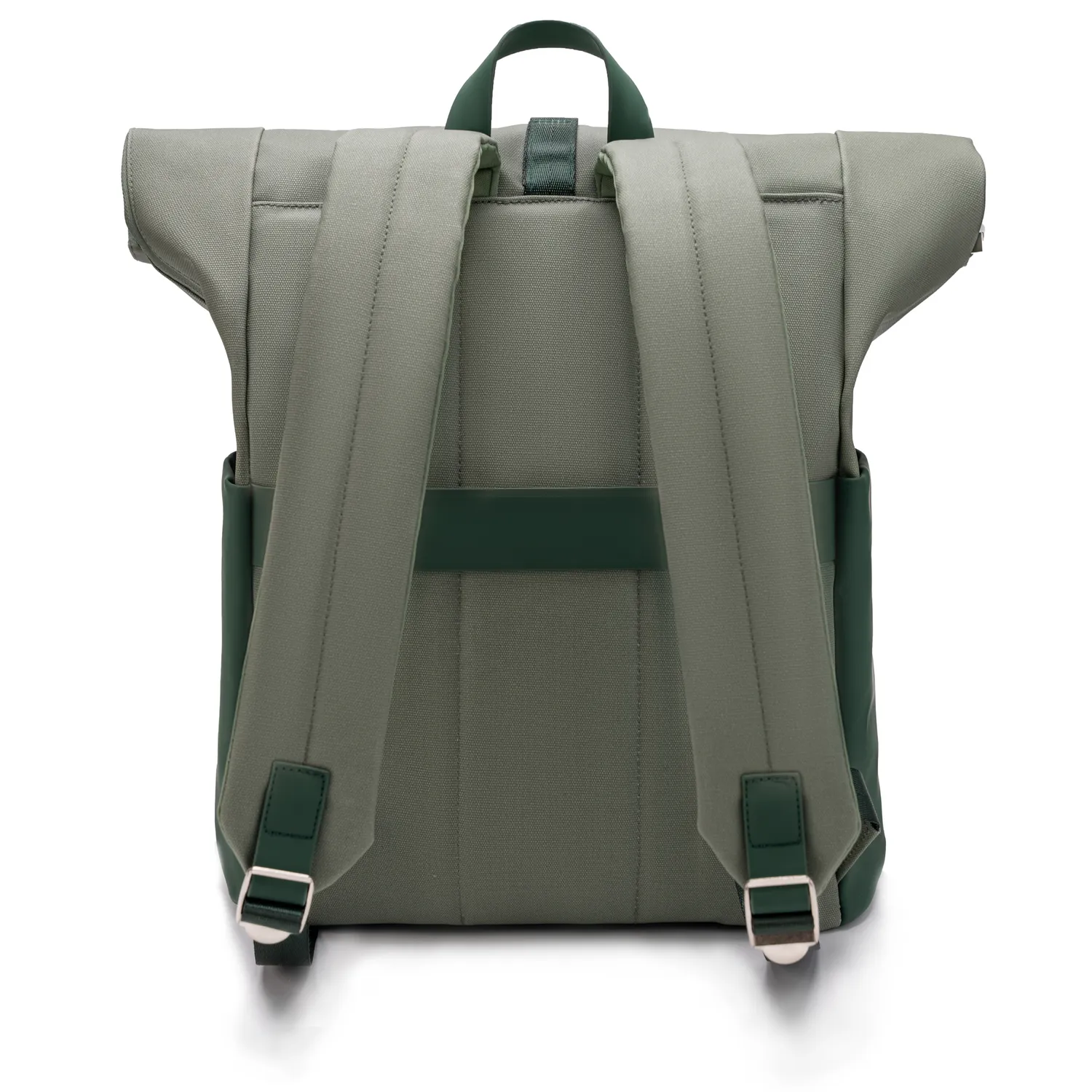 CELIMS Pack Viaggio Zaino Roll-Top + Borraccia 740 ml Verde