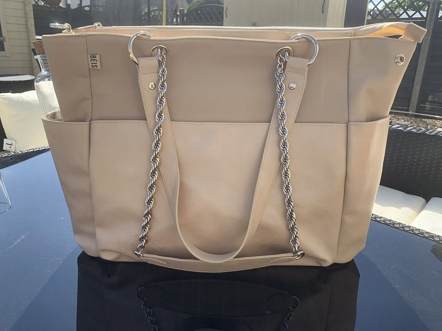 Beis Diaper Bag borsa fasciatoio nera con accessori