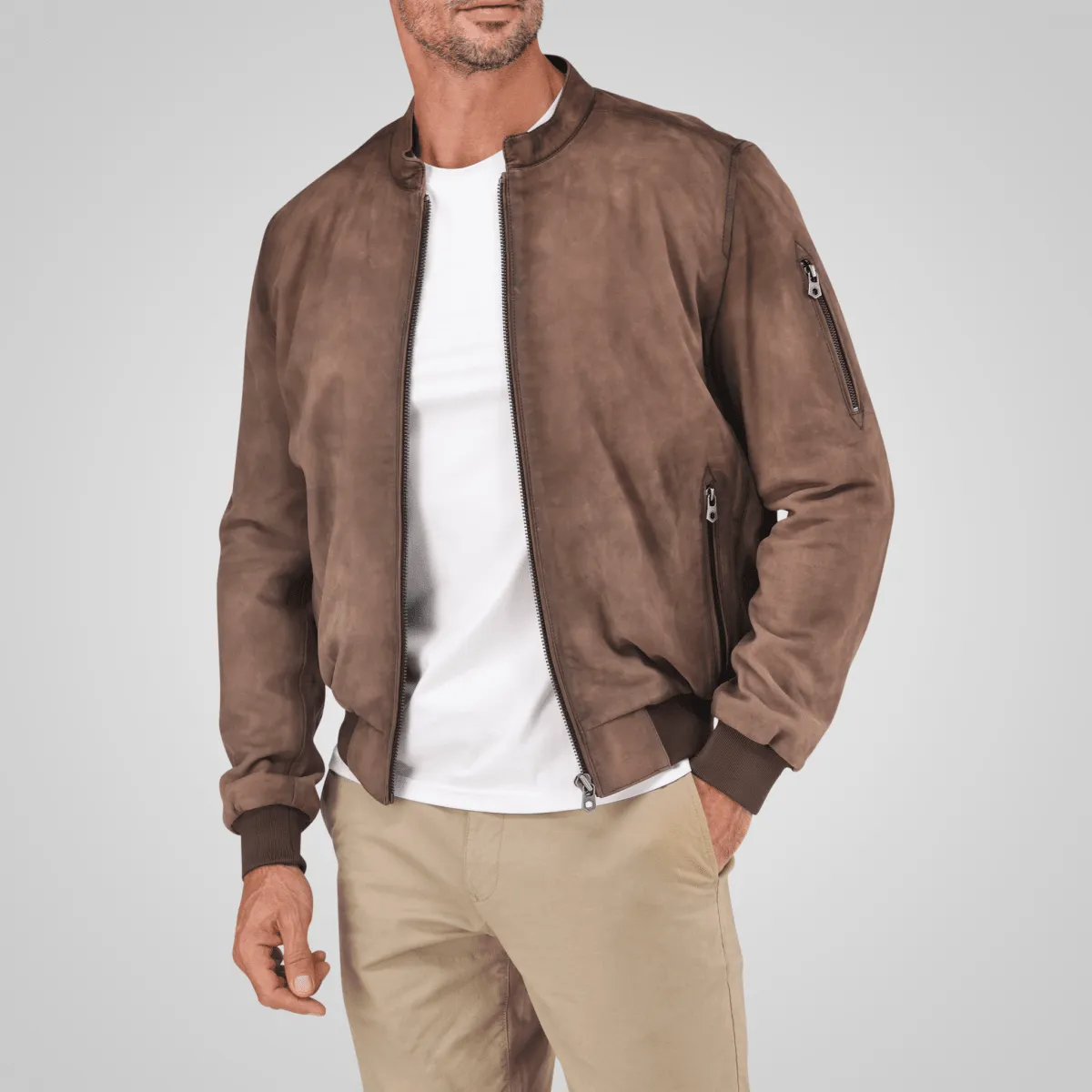 Jekyll & Hide Reeves giacca pelle nera leggera