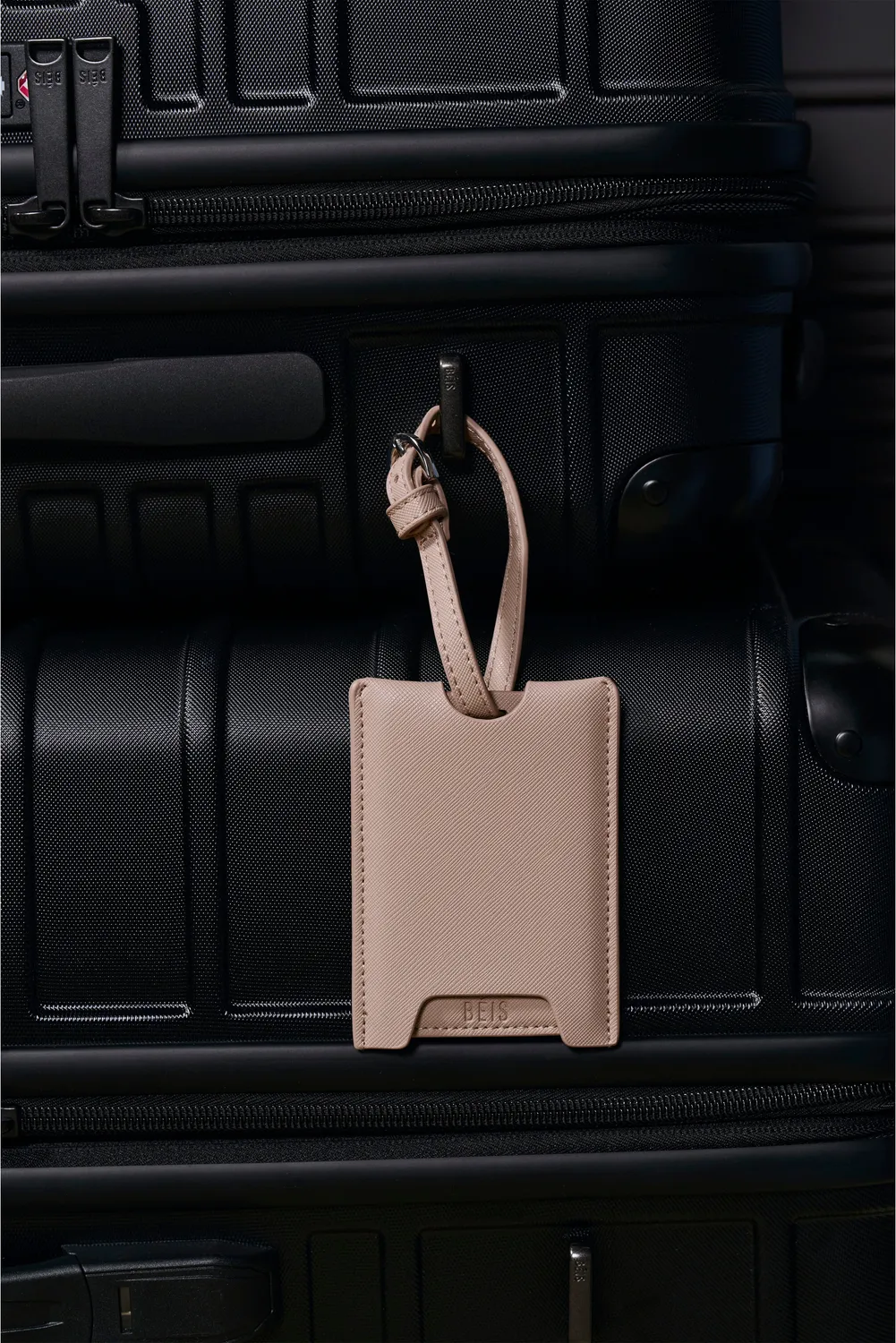 Beis Luggage Tag etichetta bagaglio beige