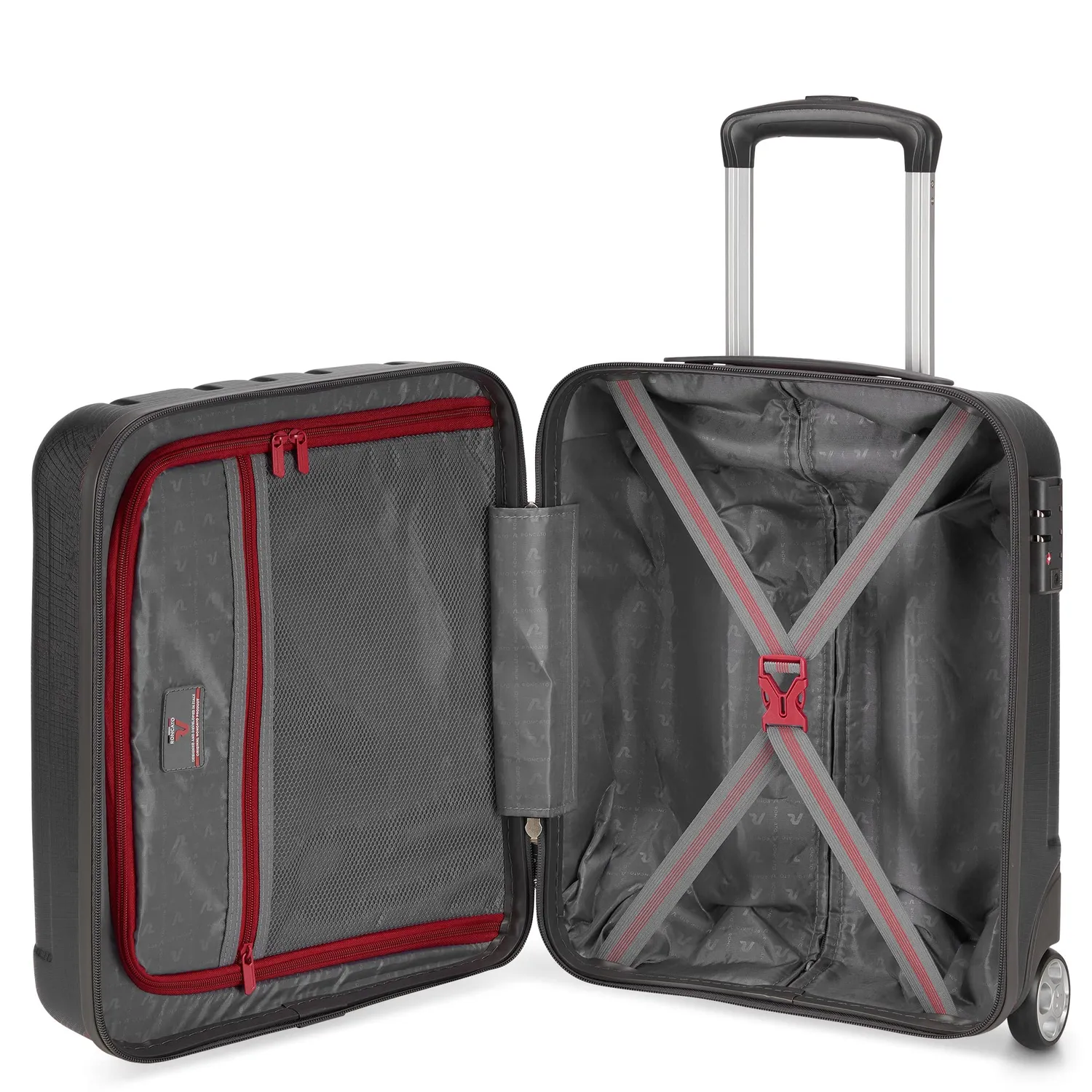 Roncato Kinetic 2.0 trolley cabina EasyJet rigido 28L TSA