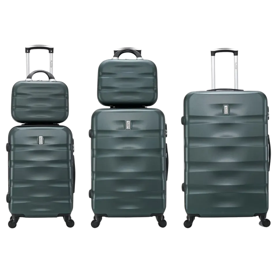 CELIMS AeroWave set valigie rigide 5 pezzi verde ABS