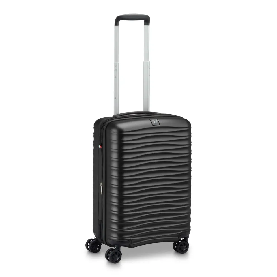 Roncato Wave trolley mano 55x35x20 espandibile nero TSA