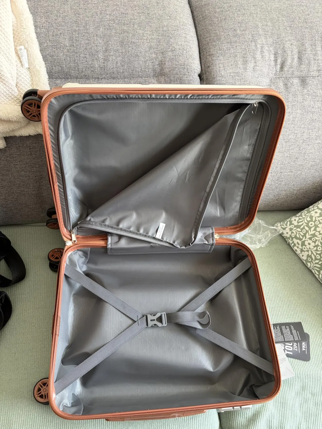 Kono Set 2 Valigia 55cm + Borsa 40x30x20 Nero Rigido