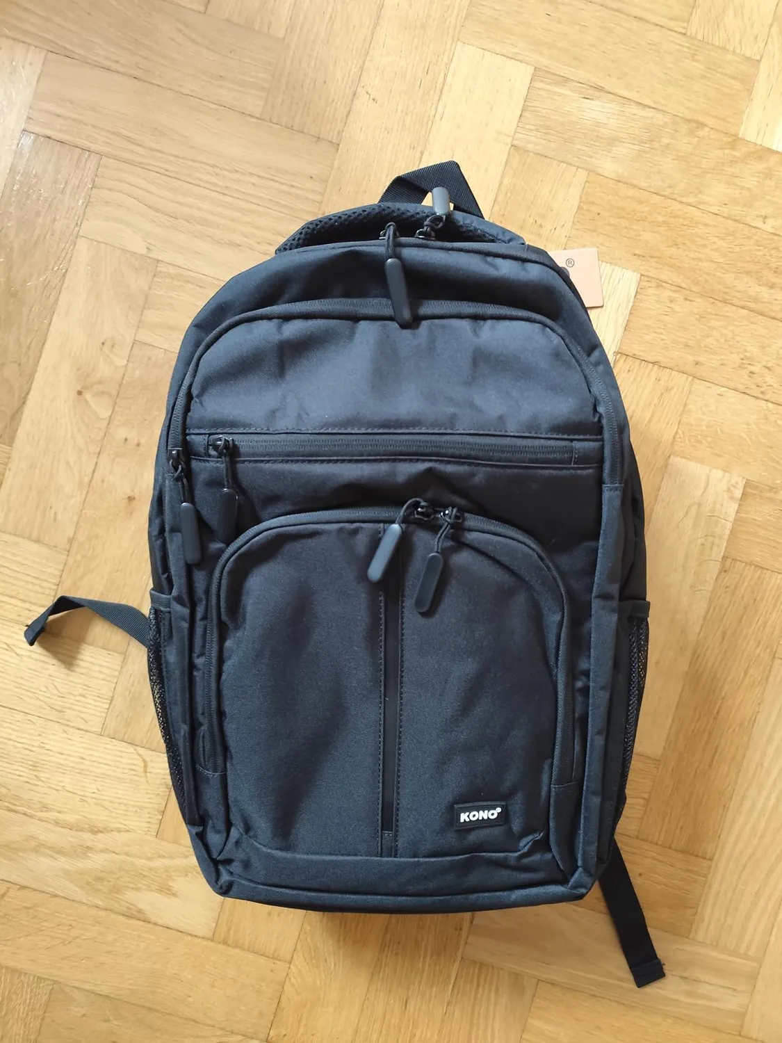 Kono Zaino Porta PC 15,6 Pollici Nero antifurto USB