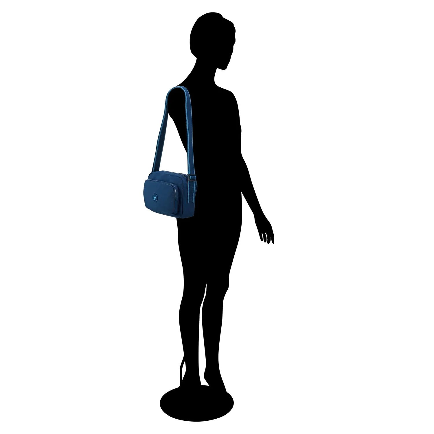 Roncato Rolling borsa tracolla donna piccola nero