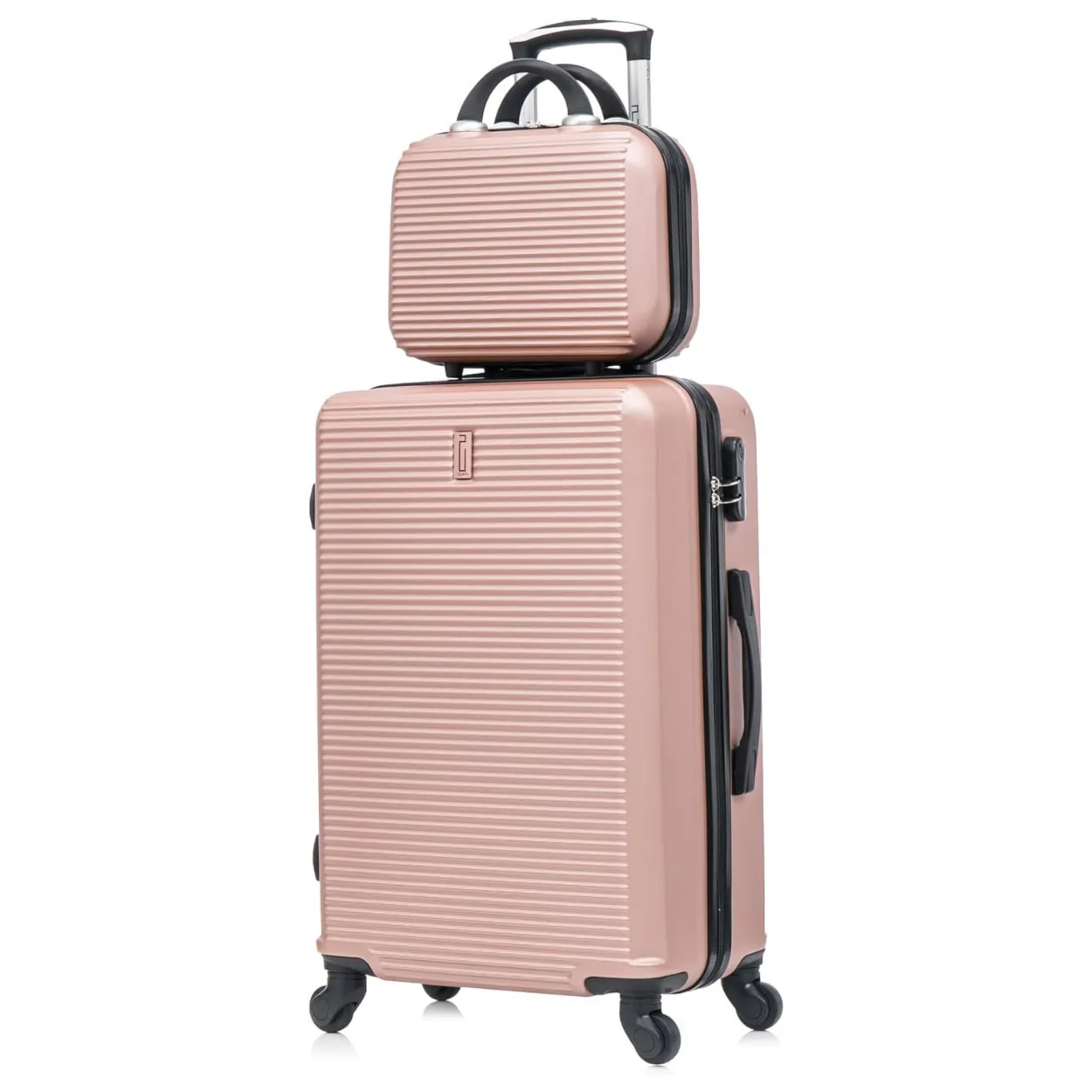 CELIMS Linea L 65 cm valigia media nera con beauty