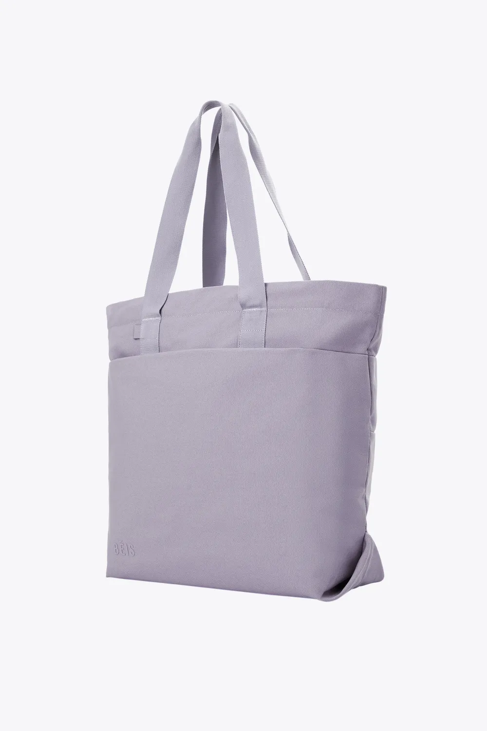 Beis Utility Tote Borsa Lavanda Cotone Laptop