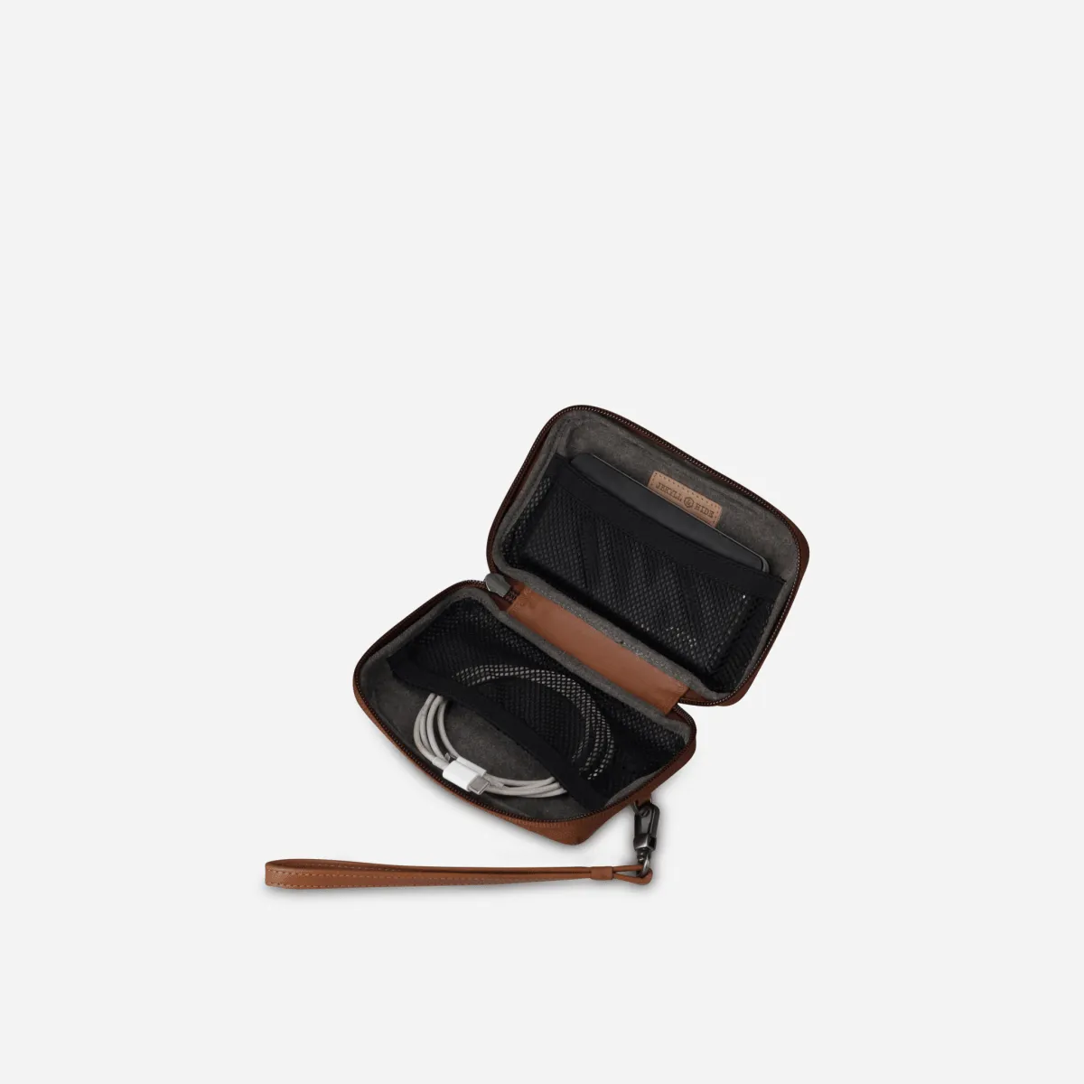 Jekyll & Hide Cable Pouch astuccio cavi nero pelle