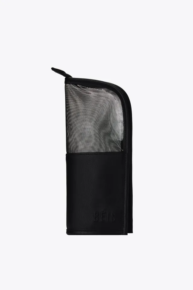 Beis Makeup Brush Pouch pochette pennelli nero verticale