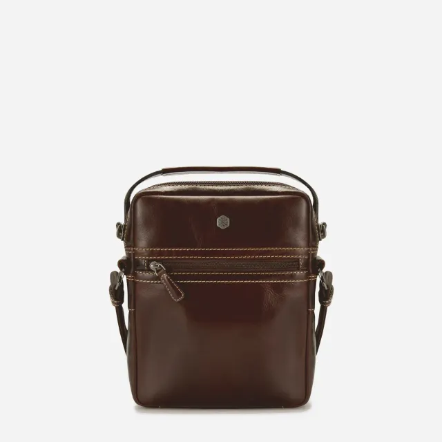 Jekyll Hide Oxford crossbody organiser pelle nero
