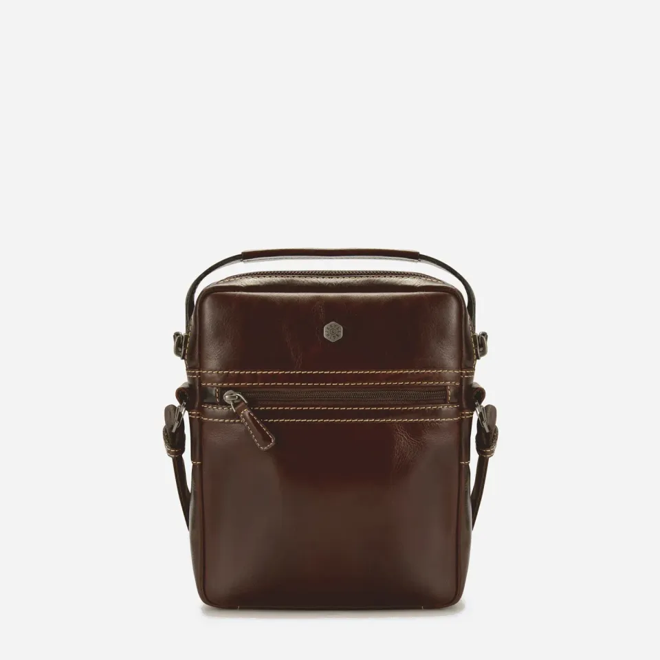 Jekyll Hide Oxford crossbody organiser pelle nero