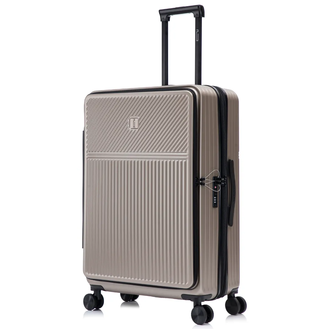 CELIMS Front Opening valigia XL 75 cm champagne TSA