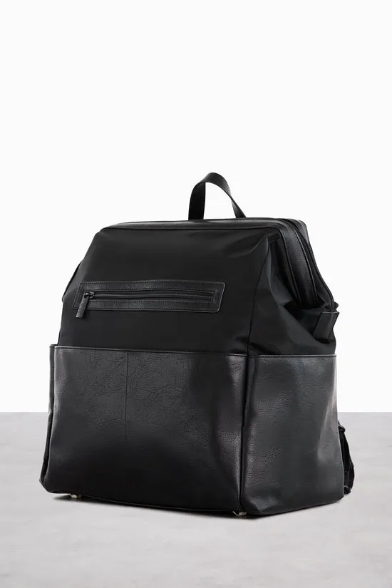 Beis Backpack Diaper Bag zaino fasciatoio nero con fasciatoio