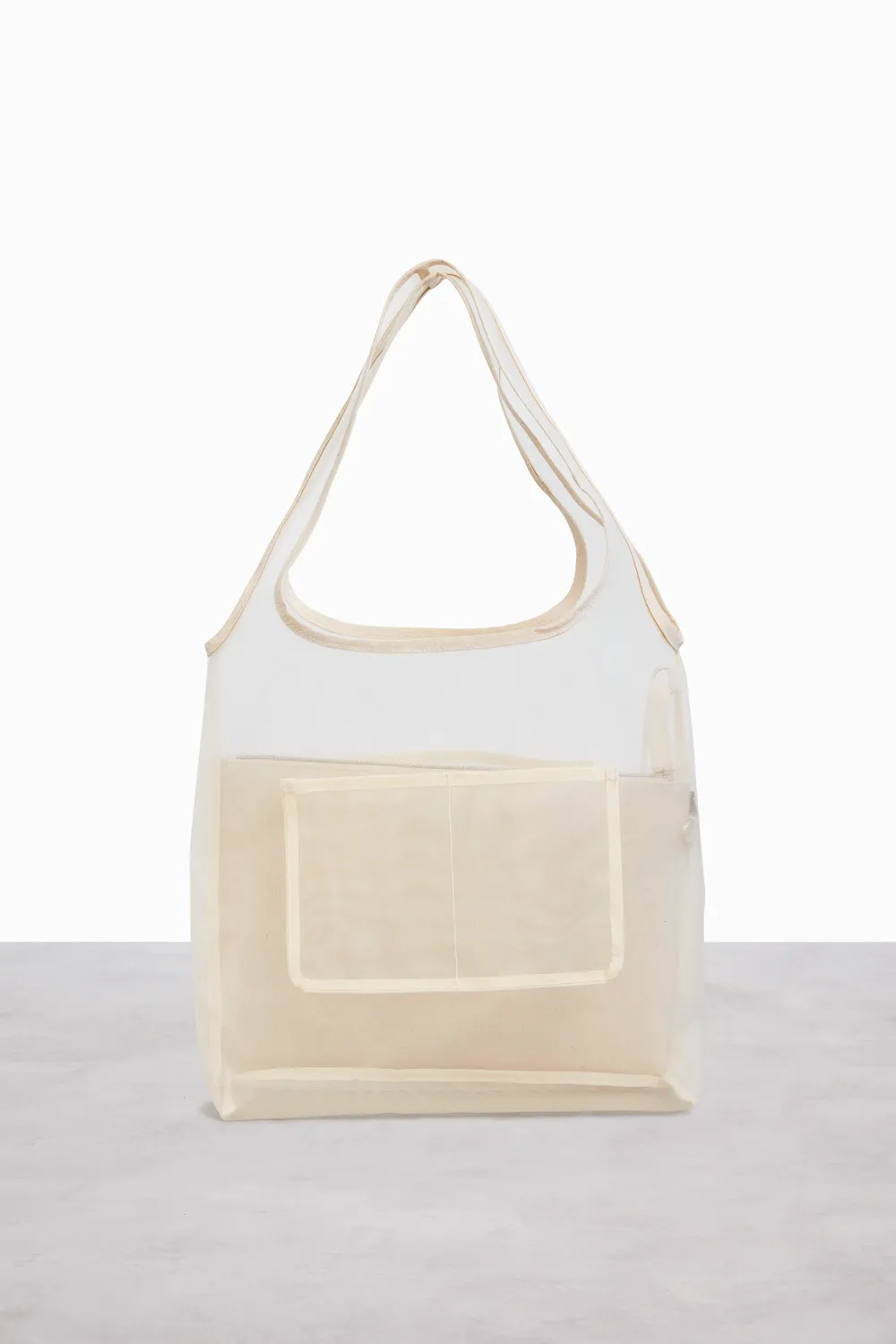 Beis Toke Tote Shopper Beige Leggera Porta Laptop