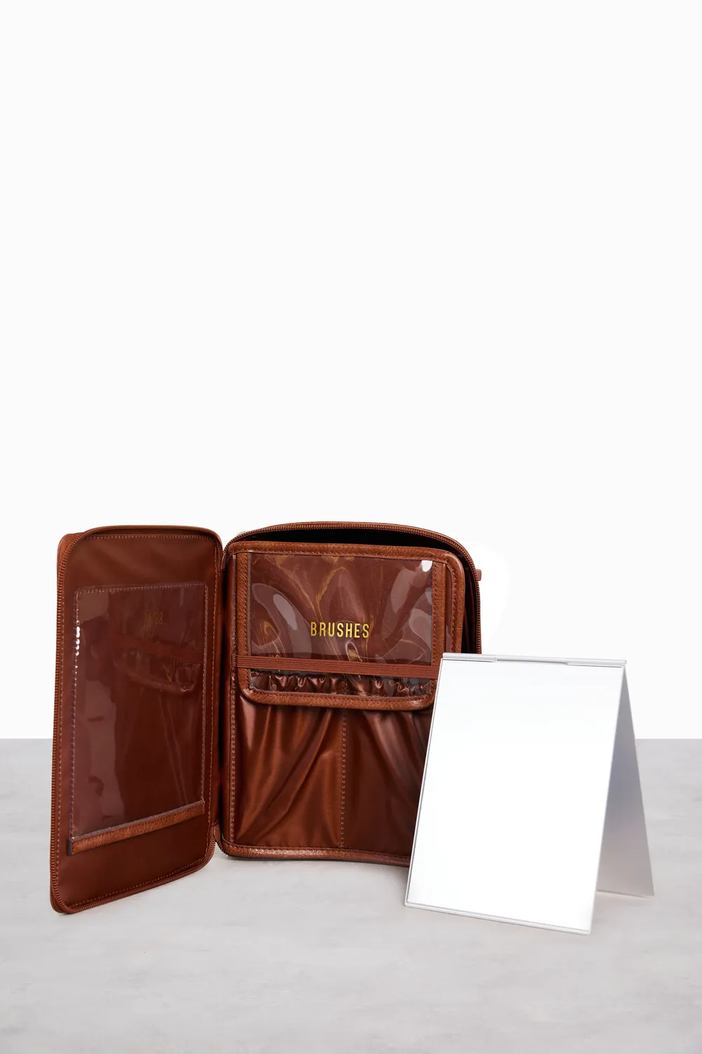Beis The Cosmetic Case beauty case maple con specchio