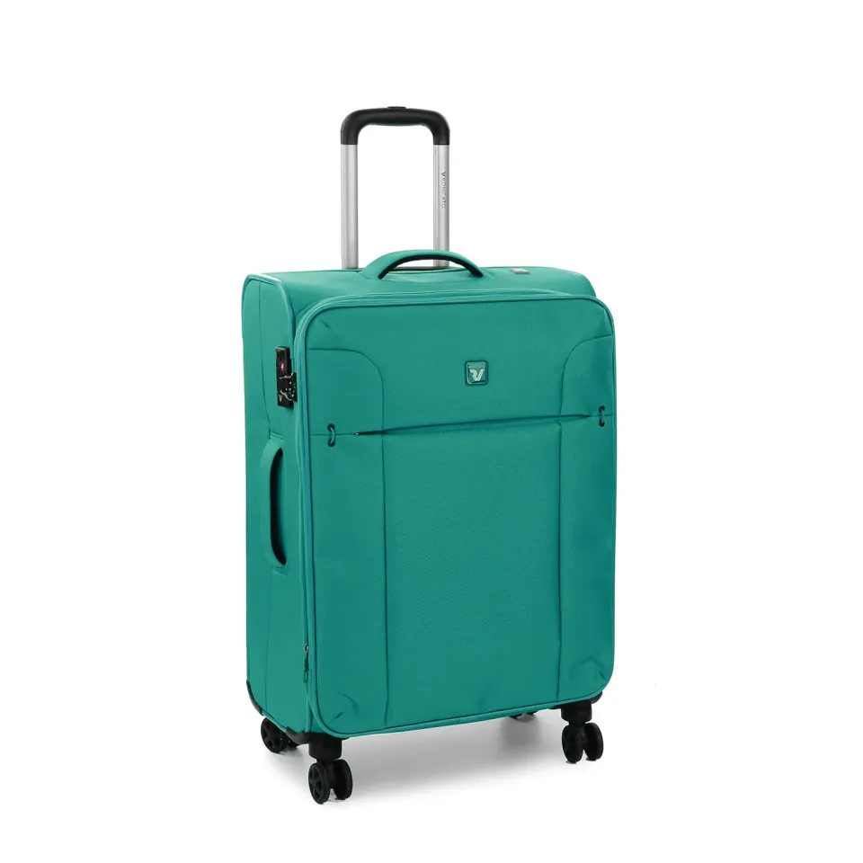 Roncato Evolution Trolley Medio Morbido Smeraldo Espandibile