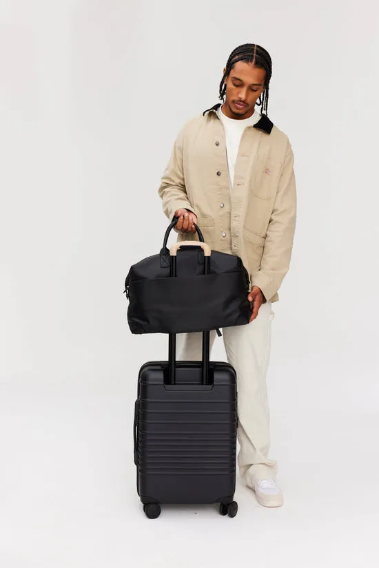 Beis Premium Duffle borsone nero in pelle vegana