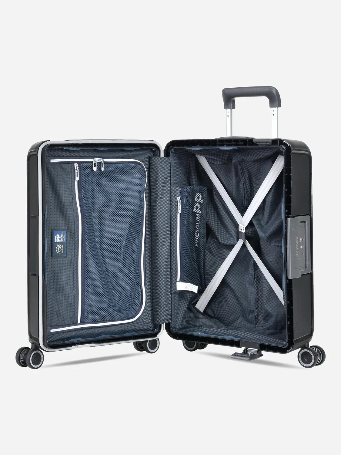 Eminent Vertica Cabina trolley nero rigido