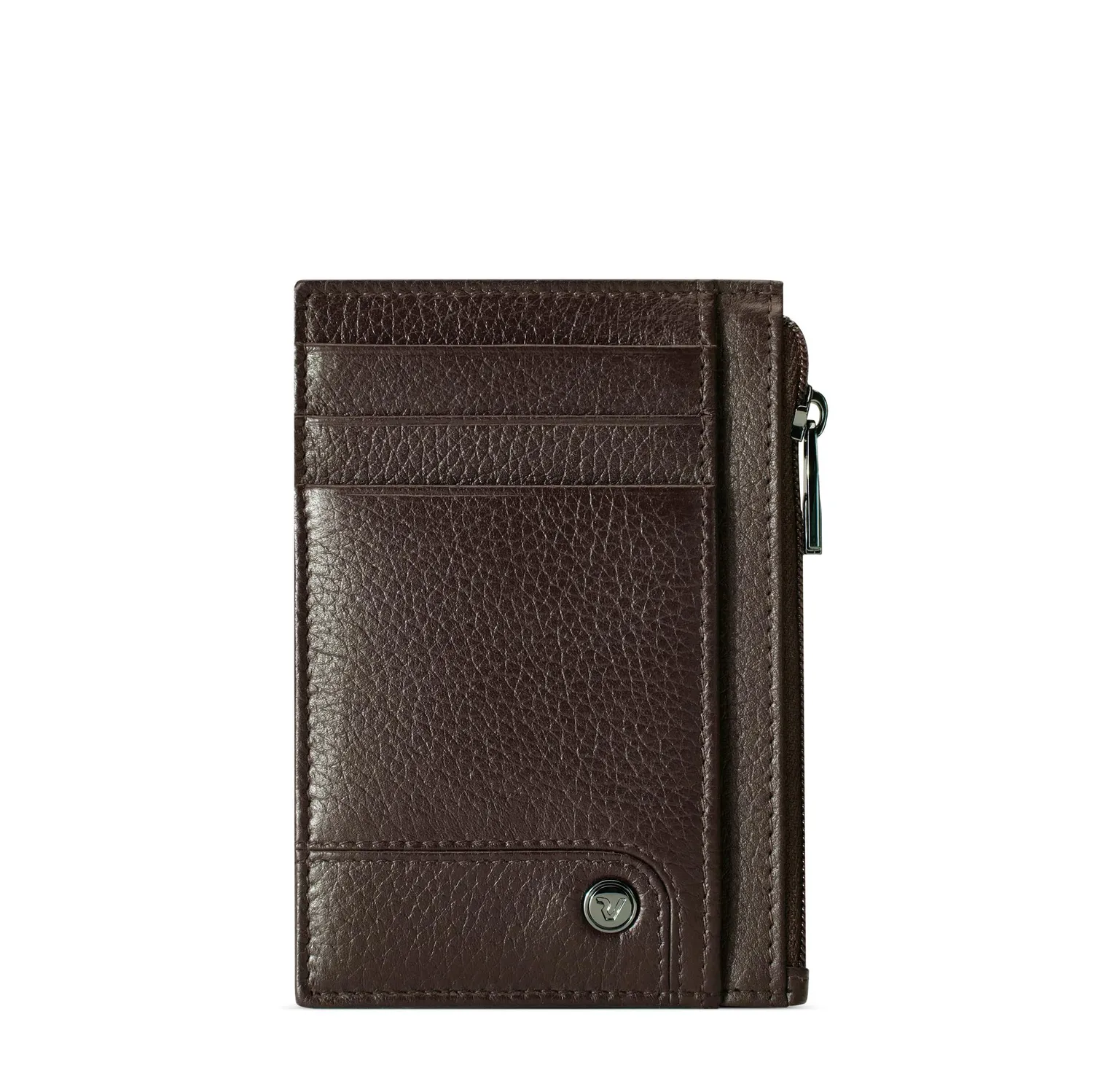 Roncato Alaska porta carte pelle blu navy 8,5 cm