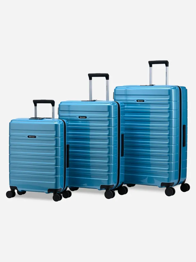 Eminent Voyager Set Espandibile valigie turchese rigide