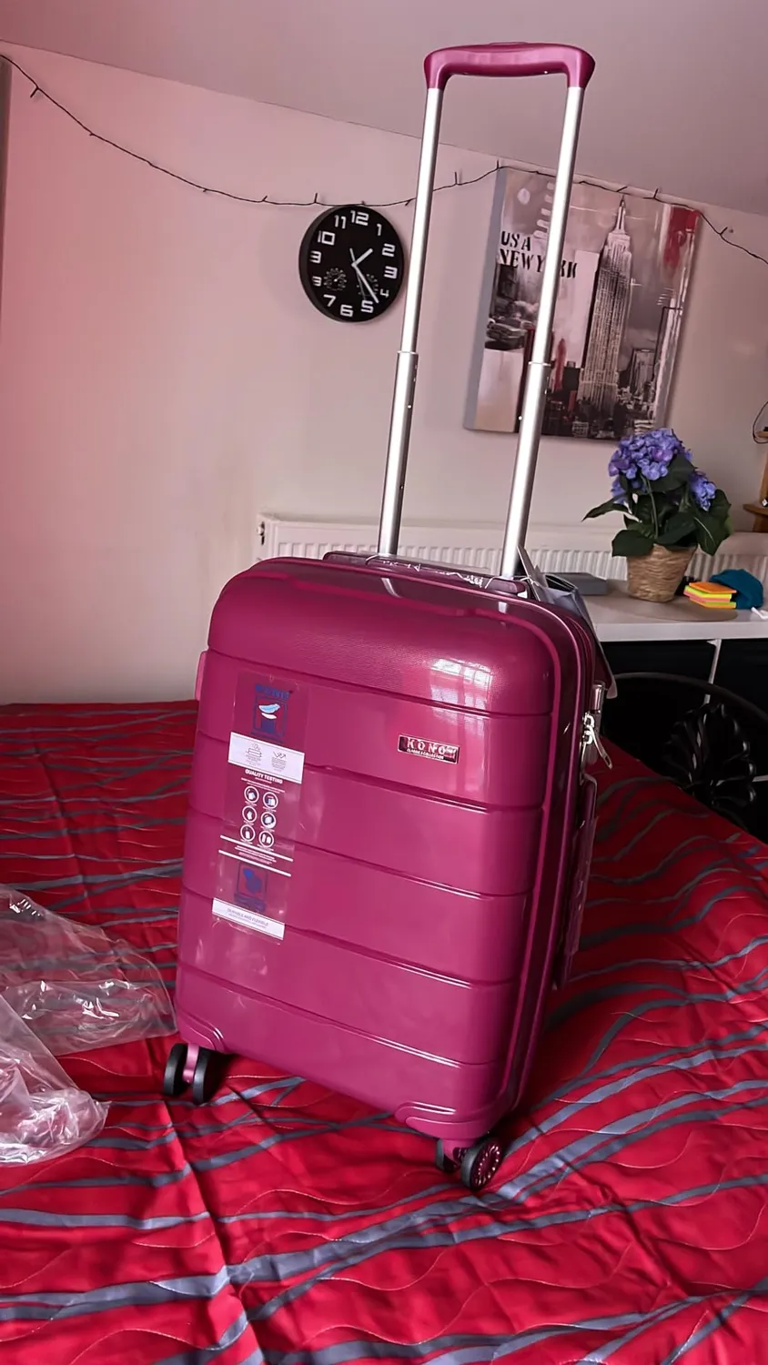 Kono Valigia Media 65cm 66L Nera Rigida Polipropilene
