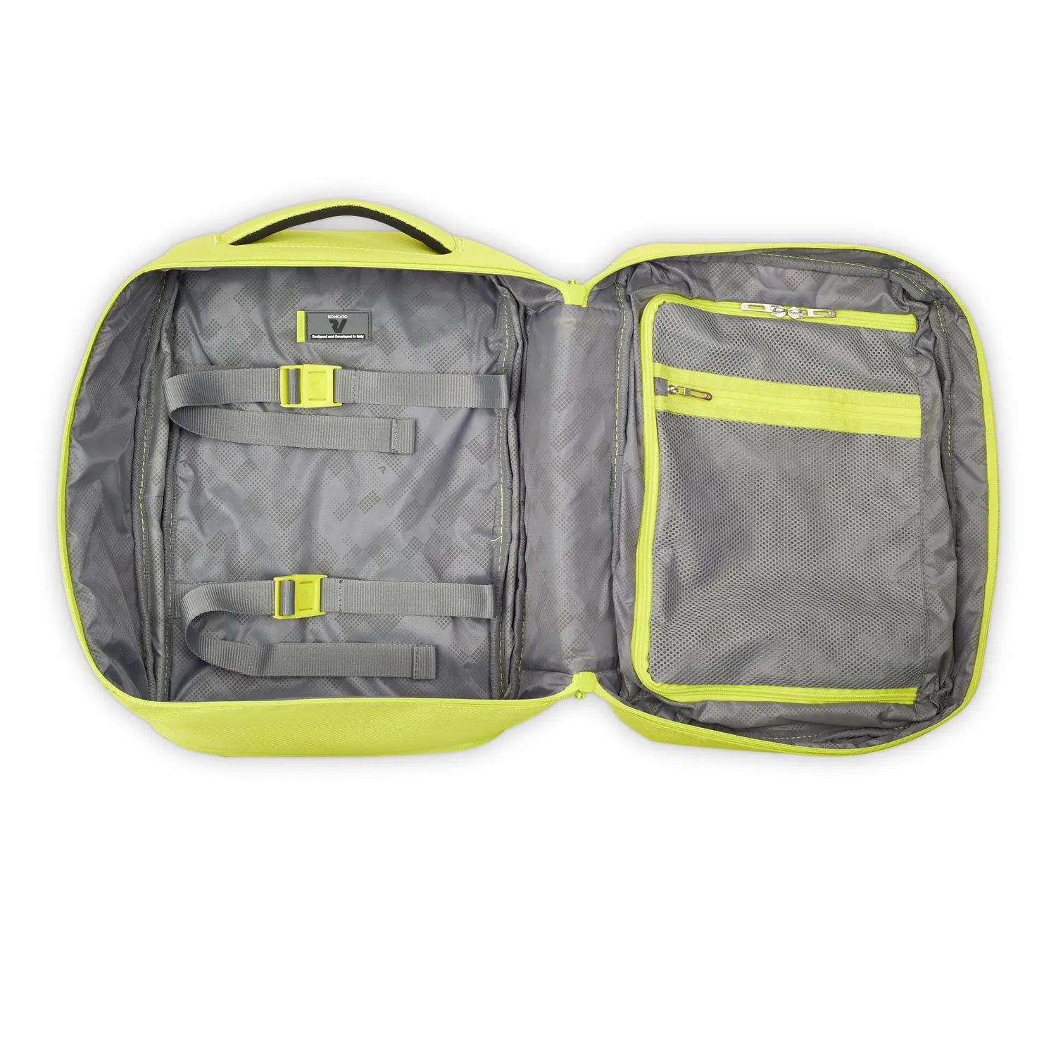 Roncato Ironik 2.0 Ryanair Zaino Viaggio Cyber Lime espandibile