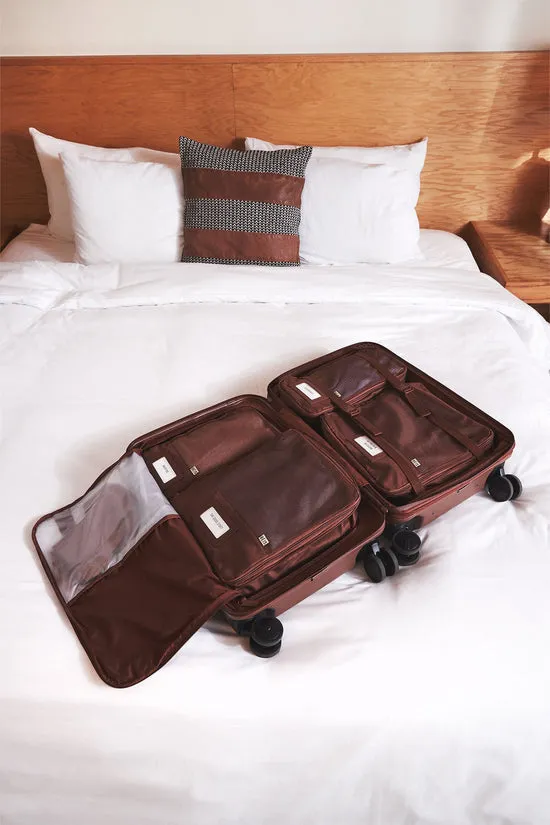Beis Compression Packing Cubes organizer valigia acero 4 pezzi