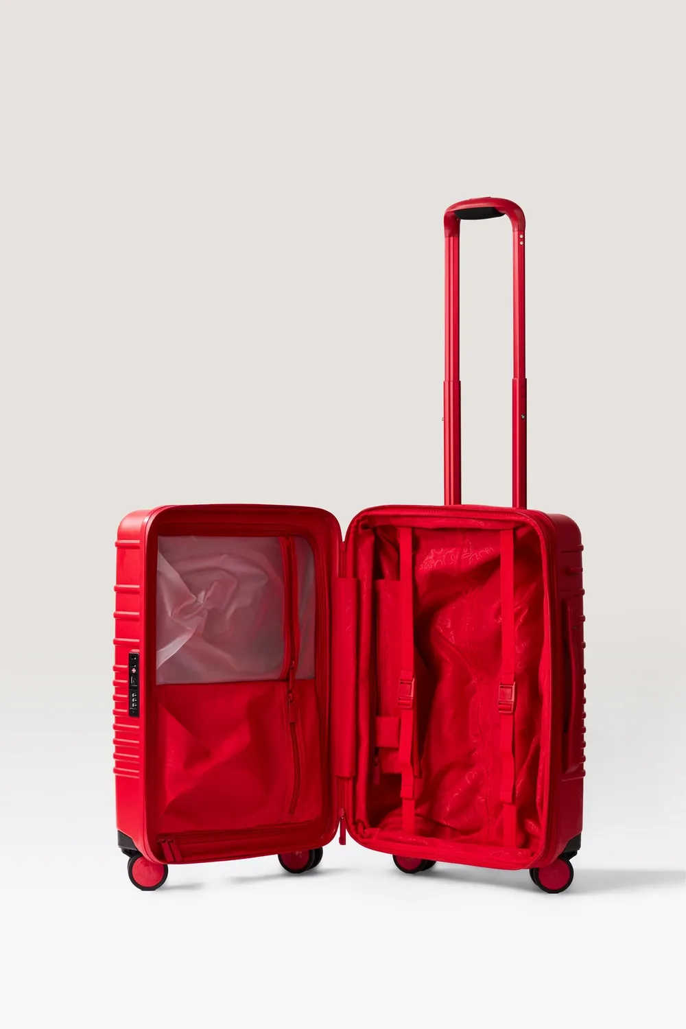 Beis Disney Carry-On Roller trolley bagaglio a mano rosso rigido